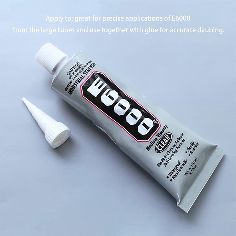 فيرست تشويس غطاء أطراف أداة توزيع المكياج من 1st Choice لأنابيب لاصقة E6000 Craft Glue 3.7 أونصة (4 قطع) - Image 4